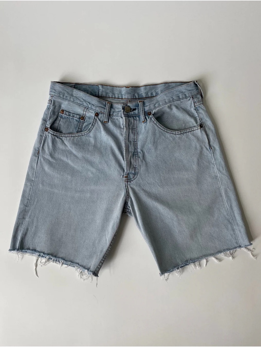 Levi's Light Blue Denim Cutoff Shorts